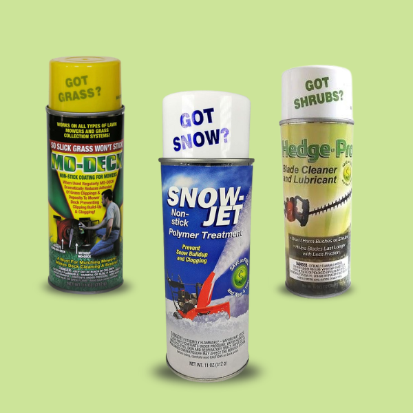 Snow jet spray, mo deck spray, hedge pro spray